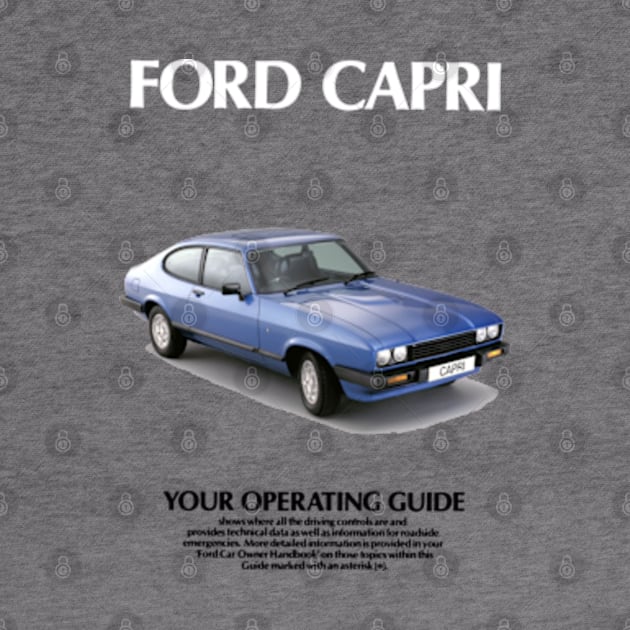 FORD CAPRI - owners handbook by Throwback Motors